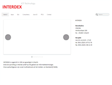 Tablet Screenshot of interdex.nl